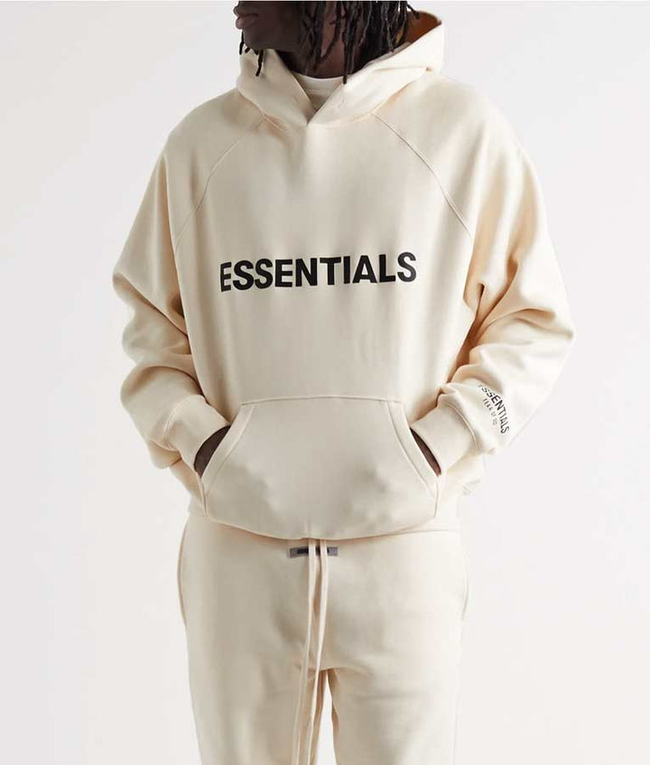 FEAR OF GOD Essentials 3D Silicon Applique Hoodies